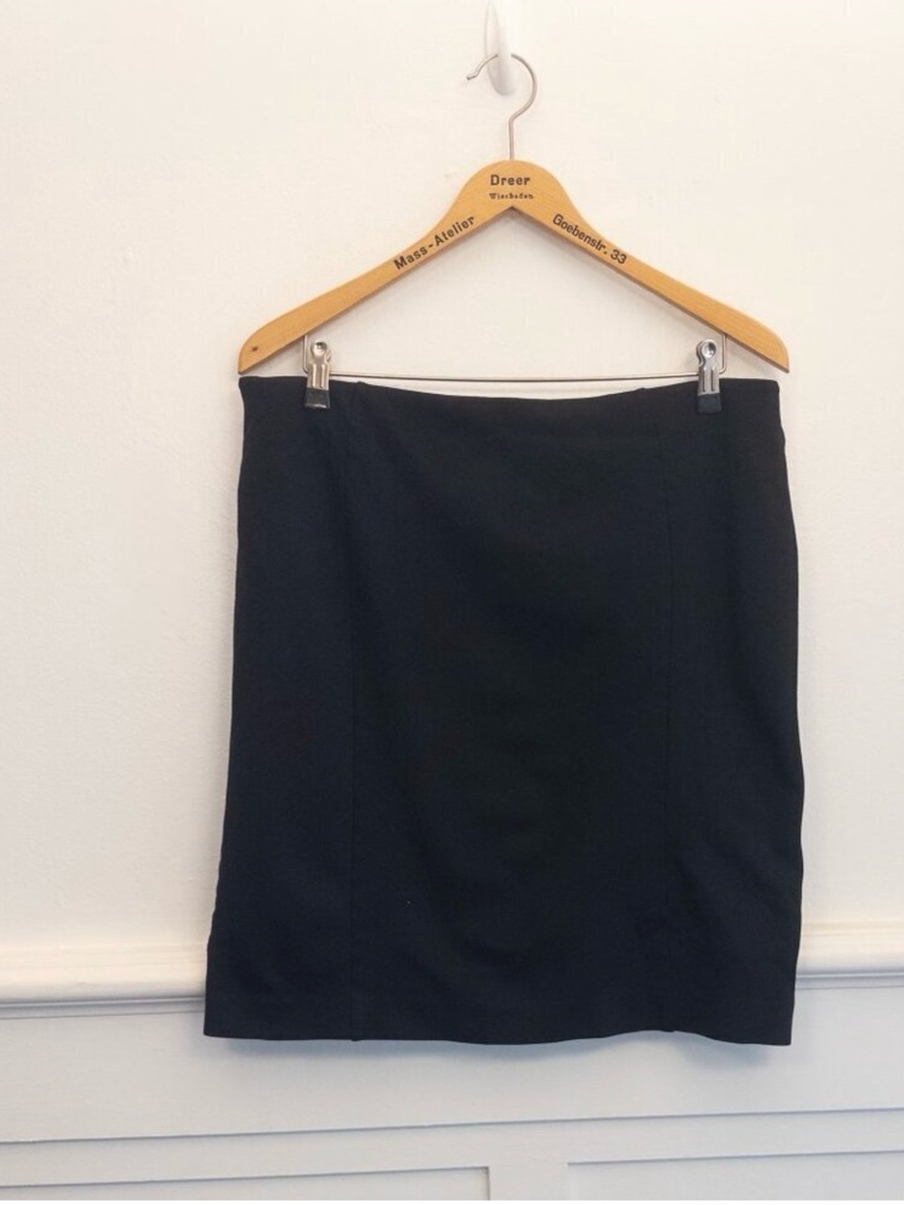 Ann Taylor Petite 14P Black Pencil Skirt Work Office Business Casual Classic